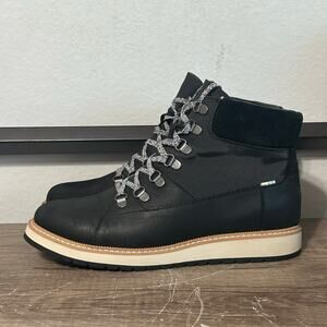 Tom’s Mesa Women’s Boots Shoes Size 9 Black